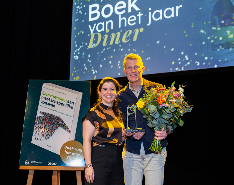 Winnaars Ooa Boek van het Jaar Edwin Kaats en Manon de Caluwé